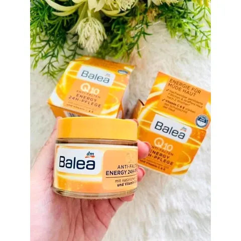 Kem dưỡng da Balea Q10 Anti Falten Energy 24h Pflege chống lão hóa, giảm nếp nhân, dưỡng ẩm,bảo vệ da 24h