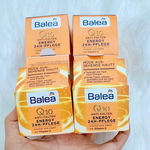 Kem dưỡng da Balea Q10 Anti Falten Energy 24h Pflege chống lão hóa, giảm nếp nhân, dưỡng ẩm,bảo vệ da 24h