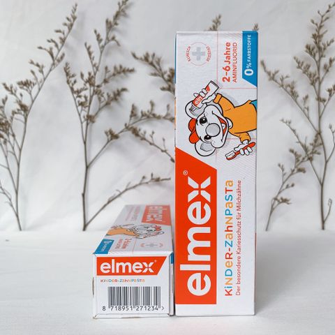 Kem đánh răng ELMEX cho trẻ từ 6-12 tuổi, bảo vệ răng chắc khỏe của bé