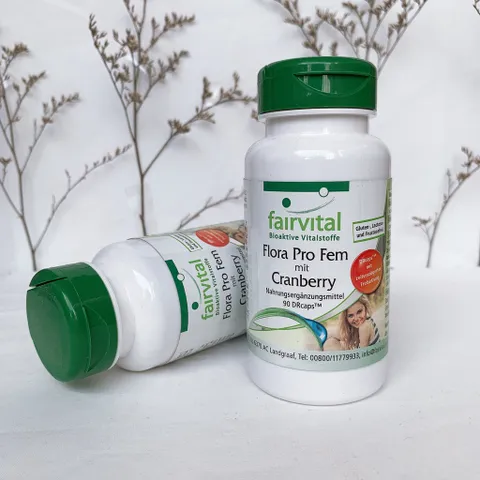 Viên uống  phụ khoa FAIRVITAL giúp làm sạch, giảm nguy cơ nhiễm trùng vùng kín của phụ nữ, lọ 90 viên