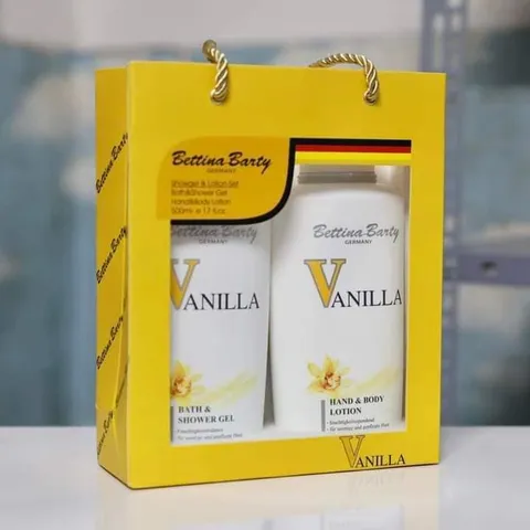 Set dữa tắm và dưỡng thể vanilla làm quà tặng sinh nhật,dịp lễ tết