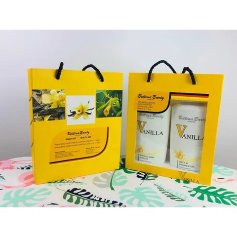 Set dữa tắm và dưỡng thể vanilla làm quà tặng sinh nhật,dịp lễ tết
