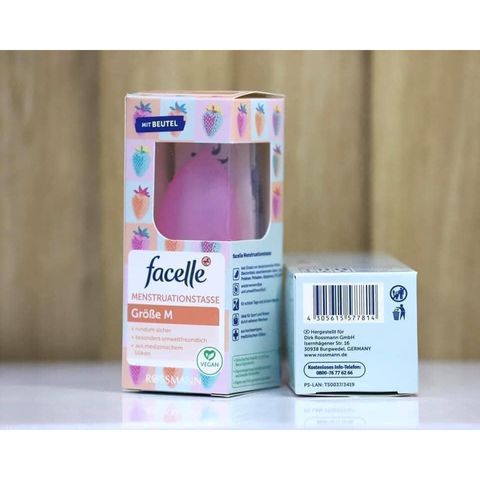 Cốc Nguyệt San Facelle silicone đủ Size S/M