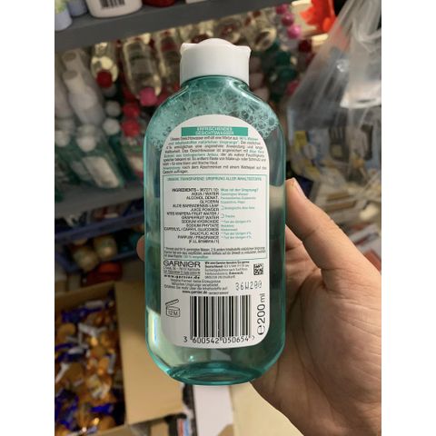 Nước hoa hồng cân bằng độ ẩm, làm dịu da. chai 200ml