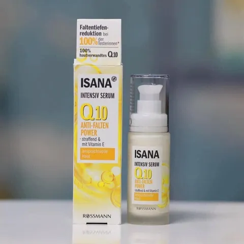 Serum Isana Q10, chống lão hóa, giảm nếp nhăn, nâng cơ mặt và giúp săn chắc da