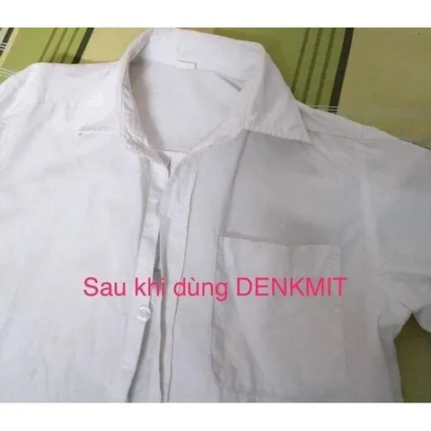 Bột tẩy trắng quần áo Denkmit Wasche Weiss, gói 50g