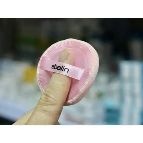 (Sỉ, Lẻ)Bông đánh phấn phủ bột, phủ nén Ebelin