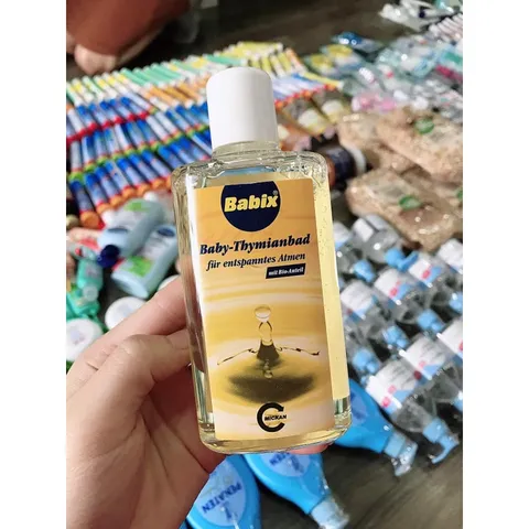 Tinh dầu tắm Babix Thymianbad cho bé