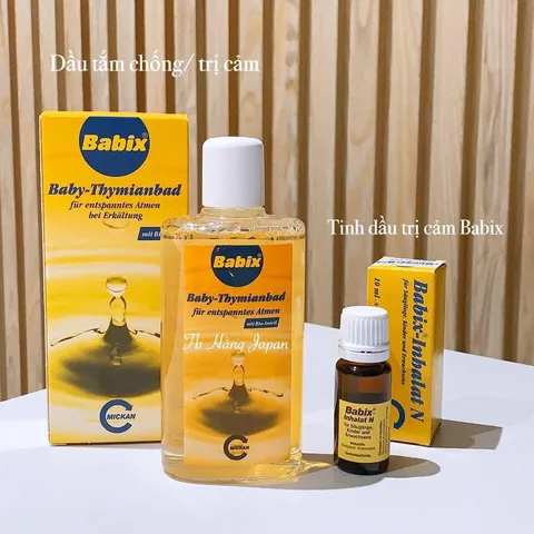 Tinh dầu tắm Babix Thymianbad cho bé