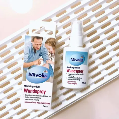 Xịt vết thương Mivolid, lọ 15ml