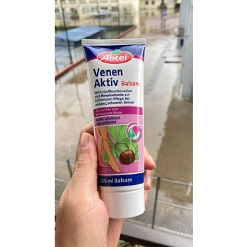 Kem bôi giãn tĩnh mạch Abtei Venen Aktiv giúp đàn hồi tĩnh mạch tuýp 125ml