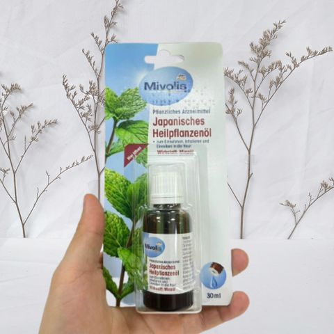 Dầu thảo dược Japanisches Heilpflanzenöl giúp giảm căng thẳng, mệt mỏi, nhức đầu, lọ 30ml