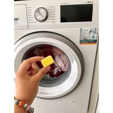 Viên vệ sinh tẩy rửa lồng máy giặt Denkmit, hộp 60 viên