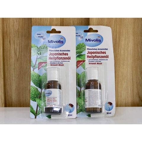 Dầu thảo dược Japanisches Heilpflanzenöl giúp giảm căng thẳng, mệt mỏi, nhức đầu, lọ 30ml