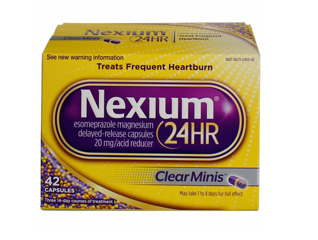 Nexium 24HR 20mg 42 viên minis - Viên uống hỗ trợ giảm trào ngược và ợ nóng, giảm axit dạ dày, một lần mỗi ngày, hiệu quả 24 giờ