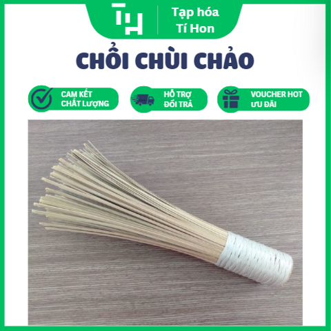 Chổi Tre Chùi Chảo , Cọ Nồi Chảo Sắt (TH619)