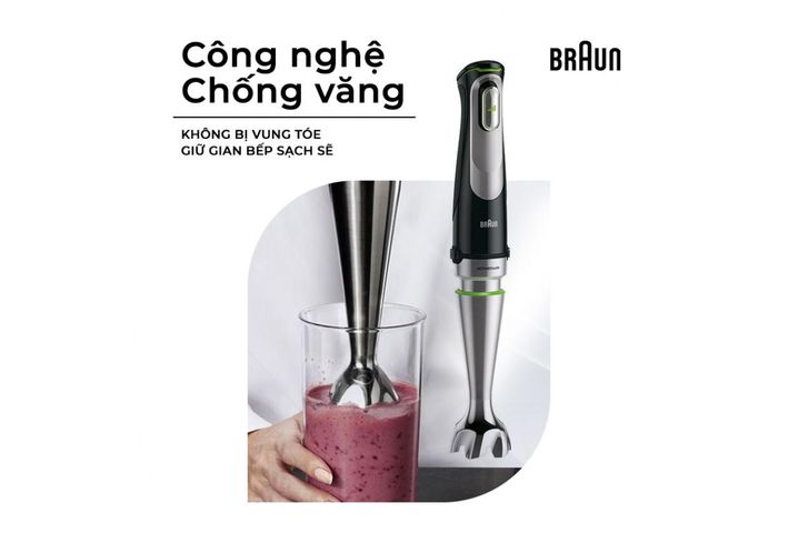 Máy Xay Cầm Tay Đa Năng BRAUN Multiquick 7 MQ7045X Công Suất 1000W