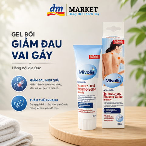 Kem bôi giảm đau nhức Das Gesunde Plusn dạng gel dành cho nữ