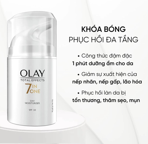 (bao test) Kem Dưỡng Da Ban Ngày Olay Total Effects 7in1 Chính Hãng