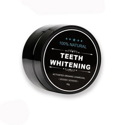 (Hàng Chuẩn) Bột than tre tẩy trắng răng Teeth Whitening 30g J124 Chính hãng