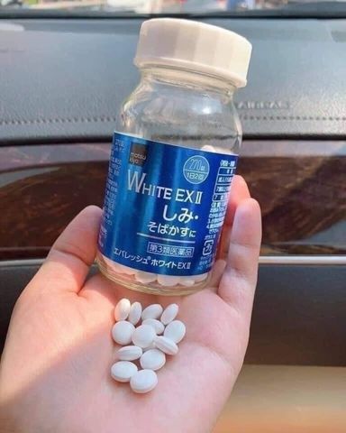 Viên Uống Trắng Da WHITE EX II Mờ Thâm Nám Bật Tông Hiệu Qủa 270 Viên Nhật Bản
