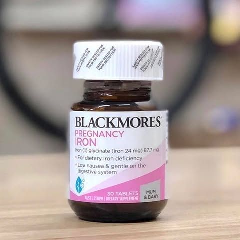Sắt Blackmore Pregnancy Iron cho bà bầu 30 viên
