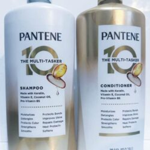 Pantene the Multi-Tasker 10 Shampoo & Conditioner Set 1.13L