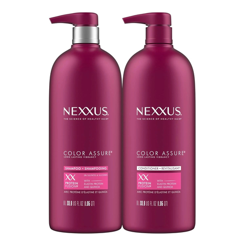 Bộ dầu gội & dầu xả Nexxus Color Assure 946mL – Dành cho tóc nhuộm