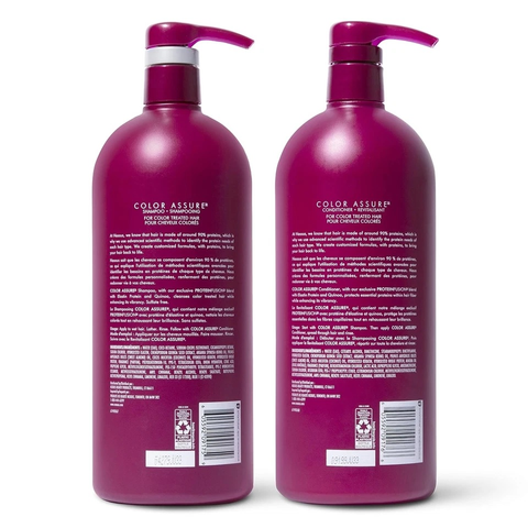 Bộ dầu gội & dầu xả Nexxus Color Assure 946mL – Dành cho tóc nhuộm