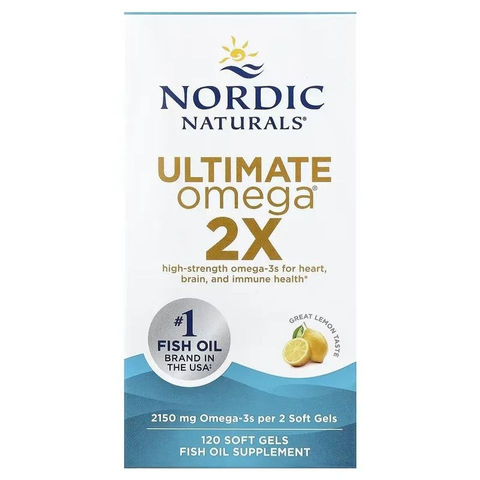 Dầu cá Omega-3 Nordic Naturals Ultimate Omega 2X (2150mg) 120