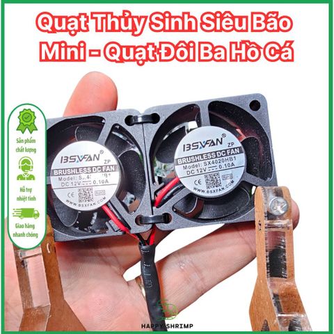 Quạt  Mini Thủy Sinh DIY Siêu Bão | Quạt DIY Hồ Cá | Quạt Mini Bể Cá Siêu Mát Siêu Êm
