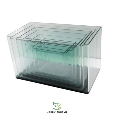 Hồ Đúc Uốn Cong Cạnh Kính Trong Suốt | Dùng Làm Bể Thuỷ Sinh, Cá Cảnh, Nuôi Tép