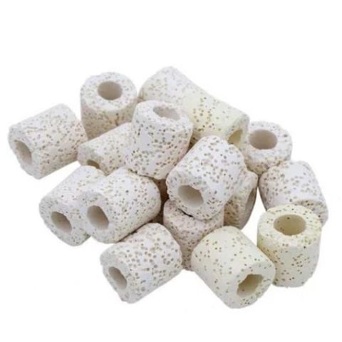 Sứ Lọc Bể Cá Loại Tốt | Vật Liệu Lọc Nước Cho Bể Cá | Sứ Lọc Hình Nhẫn Màu Đỏ - Trắng