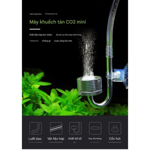 Cốc sủi Co2 siêu mịn Mufan Chính Hãng | Cốc Sủi Siêu Mịn Cho Hồ Thủy Sinh