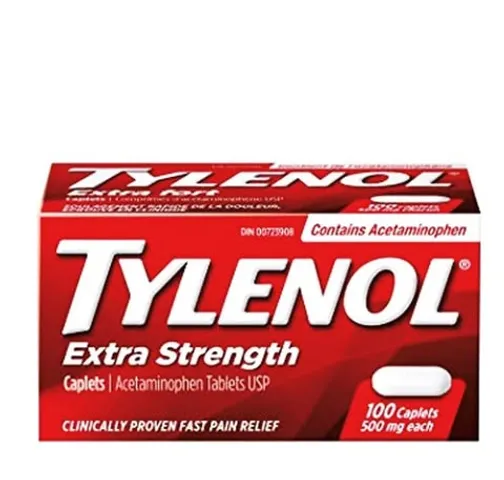 Viên uống Tylenol Extra Strength Fast Pain Relief 500mg 100 Caplets....
