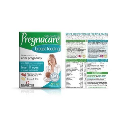 [NK CHÍNH HÃNG] Vitamin tổng hợp cho mẹ sau sinh và cho con bú Pregnacare Breastfeeding UK