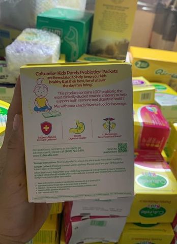  men bột uống Culturelle Kids Daily Probiotic 30 gói