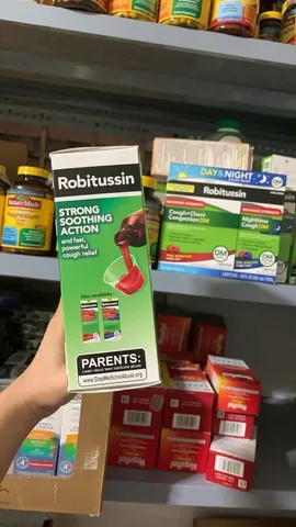 Siro giảm ho, đau ngực Robitussin Cough+Chest Congestion DM MAX Combo 3 chai