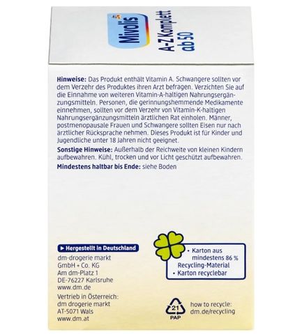 Vitamin Tổng Hợp Mivolis A-Z Depot 100 Viên - Bổ Sung Sức Khỏe Toàn Diện, Tăng Cường Đề Kháng và Nâng Cao Chất Lượng Cuộc Sống