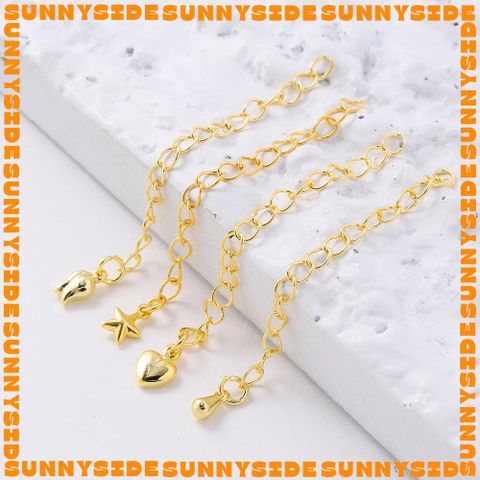 02 Dây Xích Nối Dài Tăng Đơ Kèm Đuôi 5cm Mạ Vàng Cao Cấp 18K Làm Trang Sức Phụ Kiện Handmade DIY