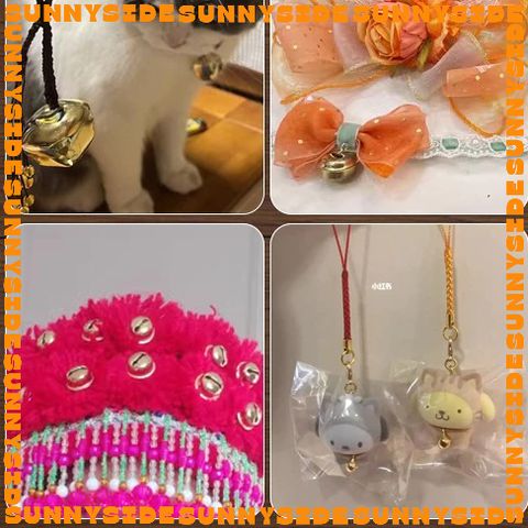 20 Cái Chuông Mini 6mm-8mm-10mm-12mm-14mm Trang Trí Thủ Công Handmade DIY, Làm Lục Lạc Chó Mèo, thú cưng