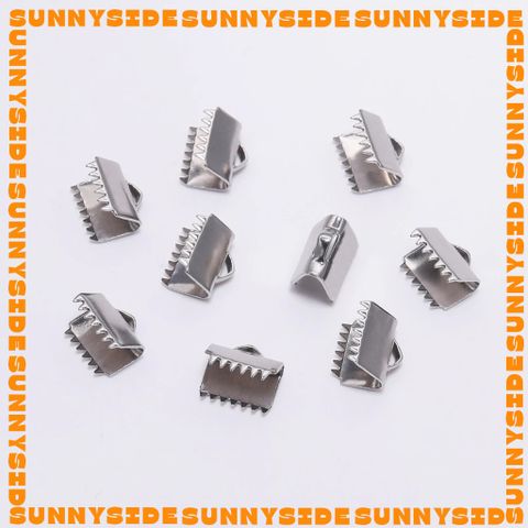 5 Cặp Đầu Kẹp Nối Đầu Dây Răng Cưa Inox Thép Không Gỉ Cao Cấp Làm Trang Sức Handmade DIY