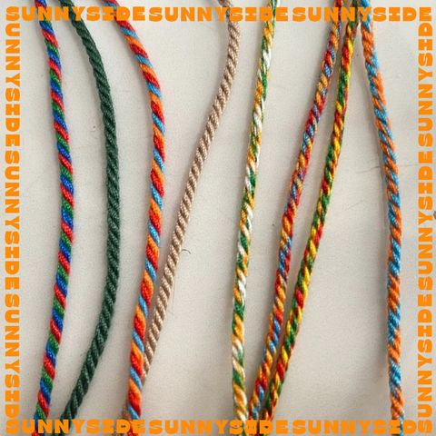 [1.5mm] Dây Chỉ Ngũ Sắc Tây Tạng Sợi Cotton Đan Vòng Làm Handmade Trang Sức Thắt Vòng Phong Cách Dân Tộc