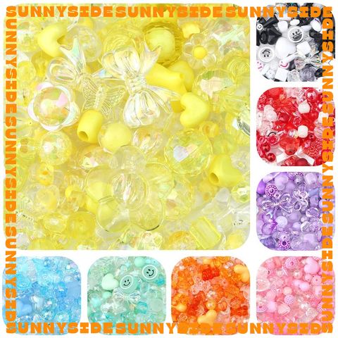 Set 30gr Hạt Cườm Nhựa Mix Ngẫu Nhiên Nhiều Màu Làm Phụ Kiện Trang Sức Handmade DIY