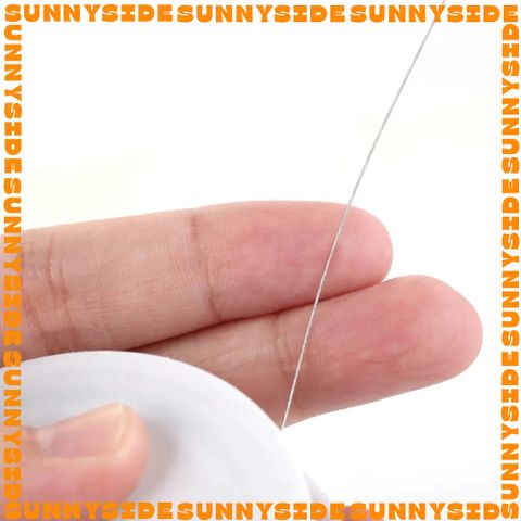 Cuộn Dây Cước Thép Bọc Nhựa 0.3mm Siêu Mảnh Dùng Xâu Vòng Định Hình Làm Trang Sức Handmade DIY