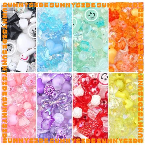 Set 30gr Hạt Cườm Nhựa Mix Ngẫu Nhiên Nhiều Màu Làm Phụ Kiện Trang Sức Handmade DIY