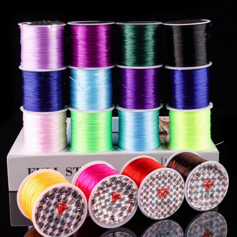 1 Cuộn Dây Cước Lụa Đàn Hồi 50m Dây Thun Lụa Loại 1 Xỏ Chuỗi Hạt Làm Handmade Trang Sức Thắt Vòng Đồ Thủ Công