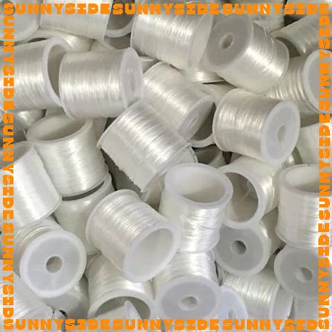 1 Cuộn Dây Cước Lụa Đàn Hồi 50m Dây Thun Lụa Loại 1 Xỏ Chuỗi Hạt Làm Handmade Trang Sức Thắt Vòng Đồ Thủ Công