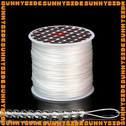 1 Cuộn Dây Cước Lụa Đàn Hồi 50m Dây Thun Lụa Loại 1 Xỏ Chuỗi Hạt Làm Handmade Trang Sức Thắt Vòng Đồ Thủ Công