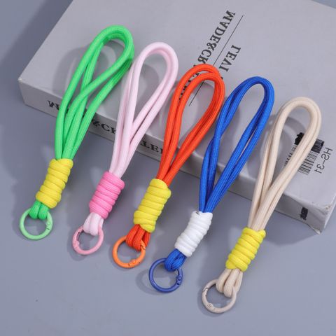 01 Móc Khoá Dây Đôi - Dây Dù Paracord Màu Pastel Làm Móc Khoá Điện Thoại Balo Handmade
